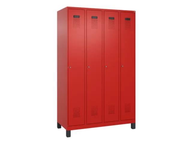 locker voor scheiding van kleding,HxBxD 1950x1200x500mm,4vak