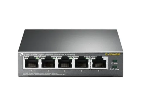 5-Poorts Gigabit Desktop Switch with 4-Ports PoE