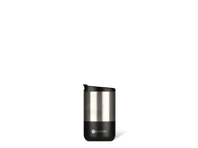 Thermosbeker Les Artistes Paris reisbeker 350ml Split Zwart