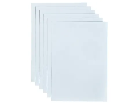 Kopieerpapier Papicolor A4 200gr 6 vel babyblauw