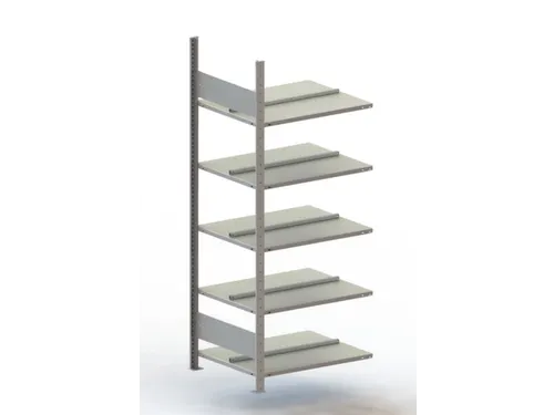 Inhaakstelling Aanbouwveld Verzinkt 1850x756x636mm 5legborden 80kg