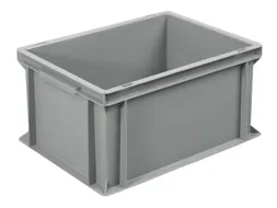 Euronorm Stapelkrat Pe 220x400x300mm 20liter Grijs