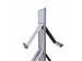 Brochurerek Totem Zilver Zonder Legplanken