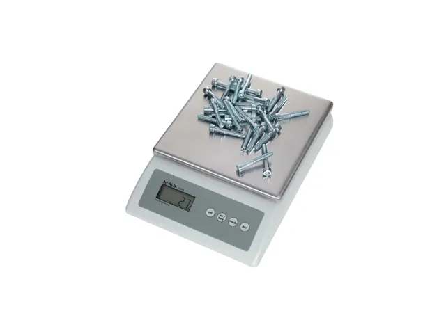 Pakketweger MAUL Count 10kg metalen plateau 17x17.5cm 220V + batterij