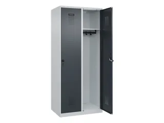 locker,HxBxD 1850x800x500mm,2vak,vak B 400mm,draaigrendel - 2