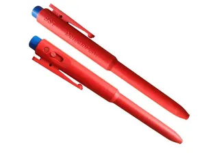 BST J800 Detecteerbare drukpen Rood Schrijfkleur Blauw 25 Stuks - 1
