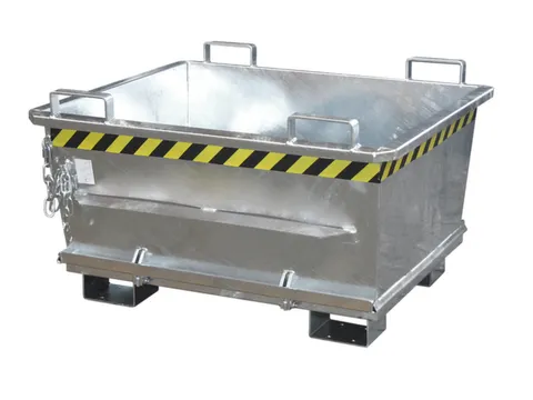 Bodemklepcontainer 721x1040x1200mm 0.50m³ 1000kg Verzinkt