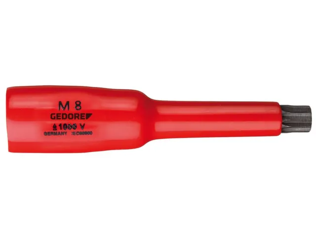 VDE INX 30 10 VDE-schroevendraaierinzetstuk 3/8 inch XZN M10