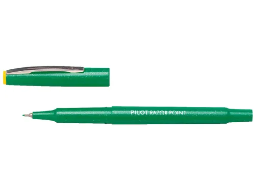 Fineliner Pilot V-Razor Point 0.8mm Extra fijne Punt Groen