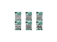 Zelfklevende letters (40mm) zwart