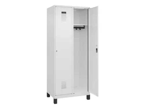 locker,HxBxD 1950x800x500mm,2vak,vak B 400mm,cil.-slot,voeten