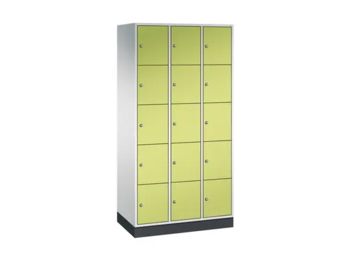 lockerkast,RAL 7035/RDS1108060,HxBxD 1950x920x500mm,3x5vakken