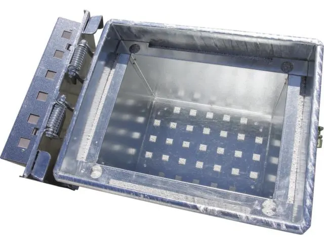 lithium-ion opslagcontainer,90l,HxBxD 750x600x800mm,vuurverzinkt