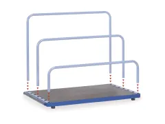 Platenstandaard 4365 - Zonder Beugels 1200kg 1600x800mm