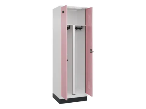 PBM-locker,HxBxD 1950x600x500mm,2vak,vak B 300mm,draaigrendel