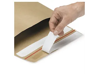 Sendbag verzendverpakking IEZZY 38/42 x 44 + 9,5cm bruin 200 stuks - 3