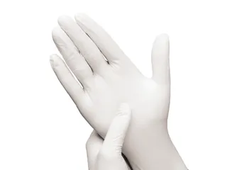 Handschoen Hynex nitril maat L wit poedervrij 100 stuks - 2