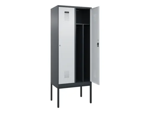 locker voor scheiding van kleding,HxBxD 2120x800x500mm,2vak