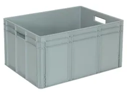 Euronorm Maxi-Containers 175 liter 420x800x600mm Pp Open Grepen Grijs