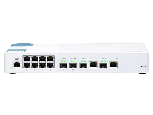 8x RJ45 1GbE, 2x 10GbE SFP+/RJ45 Combo, 2x 10GbE SFP+, Web Managed, 10