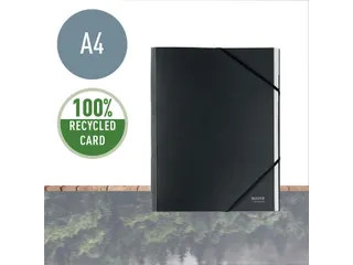 Sorteermap Leitz Recycle 12 vak karton zwart - 3
