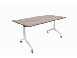 Schaffenburg Klaptafel 140x80cm Blad Robson Eik 25mm Frame Wit