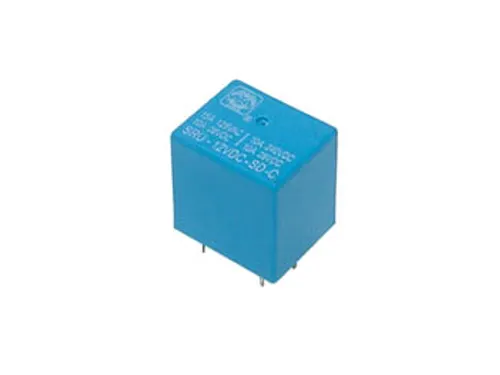 Miniatuur Relais 15A/28VDC-125VAC 7A/220VAC 1 x Wissel 12VDC