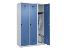 locker,HxBxD 1850x1200x500mm,3vak,vak B 400mm,draaigrendel