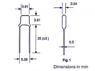 Keramische Meerlagencondensator 100NF - 3
