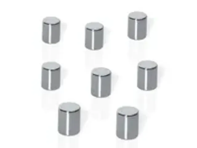 OUTLET magneten Be!board 8 stuks rond 8mm Zilver