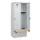 locker met bank,HxBxD 1950x800x815mm,2vak,vak B 400mm,draaigrendel