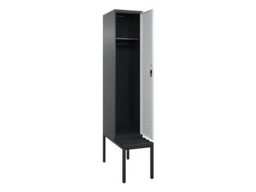locker met bank,HxBxD 2120x400x815mm,1vak,vak B 400mm,cil.-slot