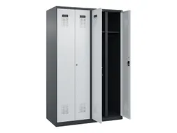 locker voor scheiding van kleding,HxBxD 1850x1200x500mm,4vak