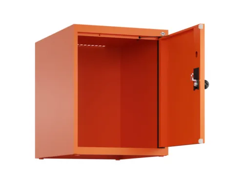 opzetkast,v. locker,1vak.,vak B 400mm,HxBxD 500x400x500mm,draaigrendel