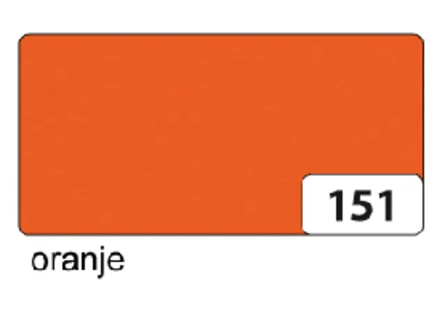 Etalagekarton Folia 48x68 cm 400gr Nr 151 Oranje