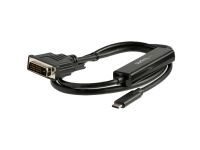 1m Usb-c Naar Dvi Kabel - 1920x1200 - Zwart