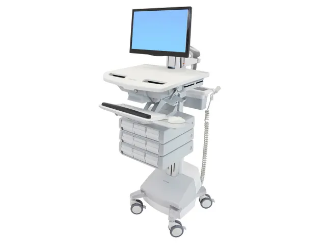 Medische Trolley StyleView Wagen met LCD-draaipunt SLA-voeding 9 laden