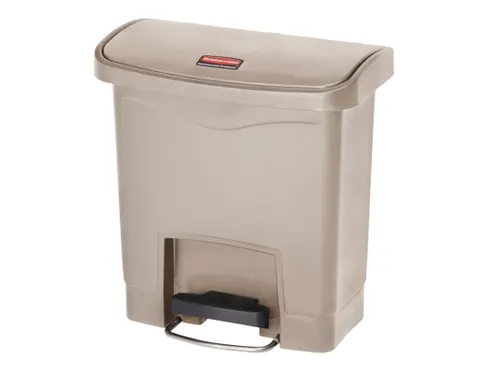 Slim Jim Step On Container Front Step Kunststof 15 Liter Beige