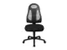 chaise de bureau pivotante,Mécan. synchrone,assise tissu noir