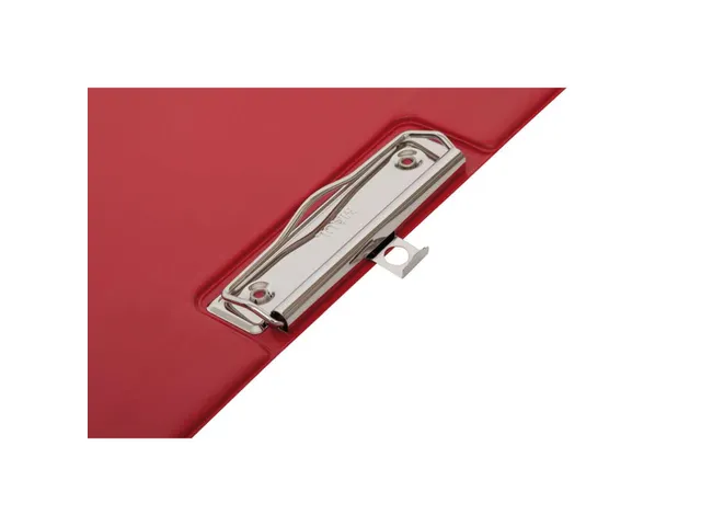 Klembordmap MAUL A4 staand PVC met penlus en insteek rood