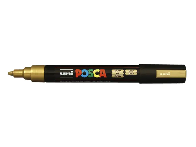 Verfstift Posca PC5M Medium Punt 1,8-2,5mm Goud