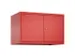 Rehausse d’armoire 2 compartiments L400mm RAL3020/RAL3020