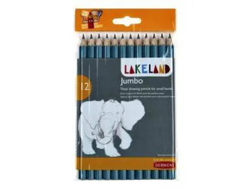 Lakeland grafietpotlood Jumbo HB, pak van 12 stuks