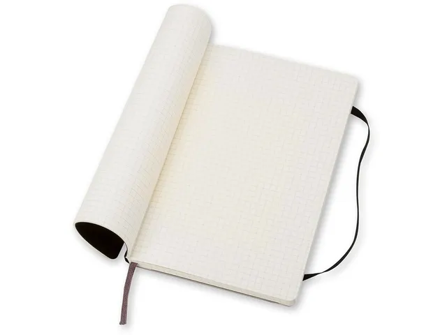 Notitieboek Moleskine XL 190x250mm lijn soft cover zwart