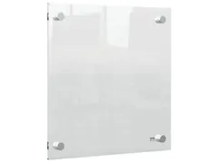 OUTLET Nobo Transparant Wandgemonteerd Acryl Whiteboard 30x30cm