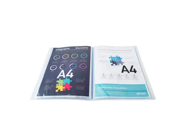 Protège-documents en polypropylène semi rigide Kreacover Chromaline