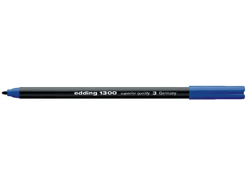 Fineliner edding 1300 blauw 3.0mm