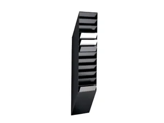 Folderhouder Durable Flexiboxx wand 12-vaks A4 staand zwart - 1
