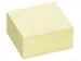 Bloc cube infos 75x75mm jaune 400 feuillets