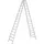 veiligheidsladder,beide zijden,2x4treden m. R13-laag,balk L 1,15m